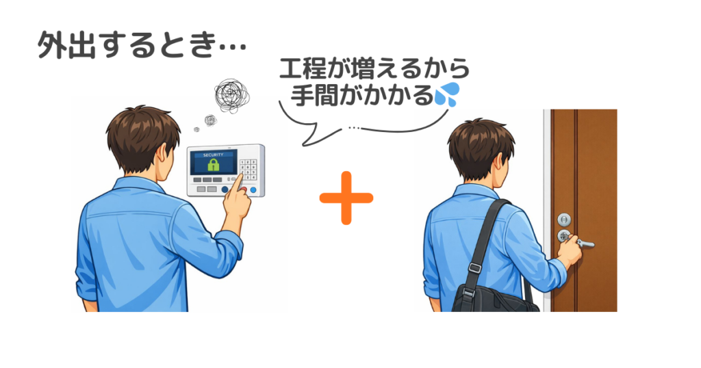 ホームセキュリティの操作や管理には手間がかかる