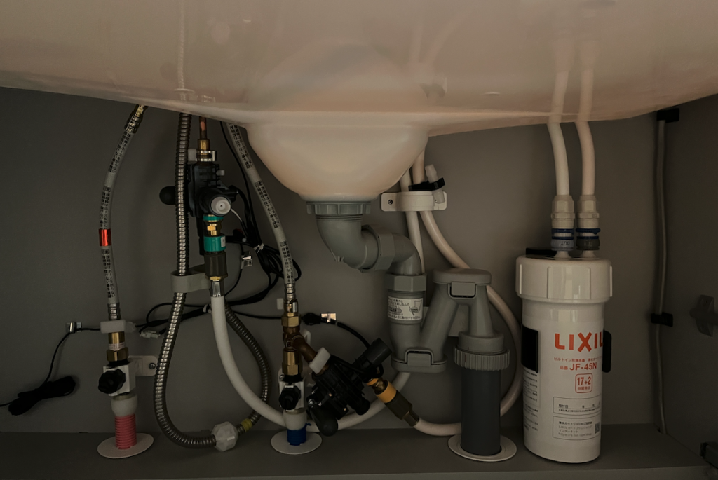 浄水カートリッジの交換