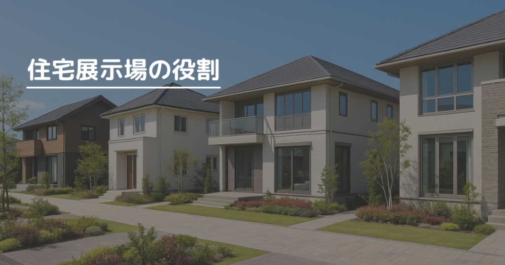 住宅展示場の役割