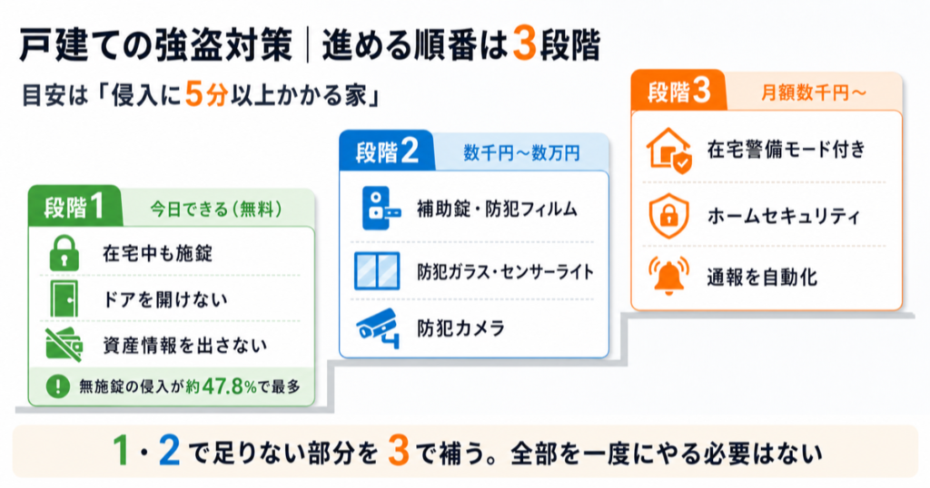 侵入犯罪対策の優先順位